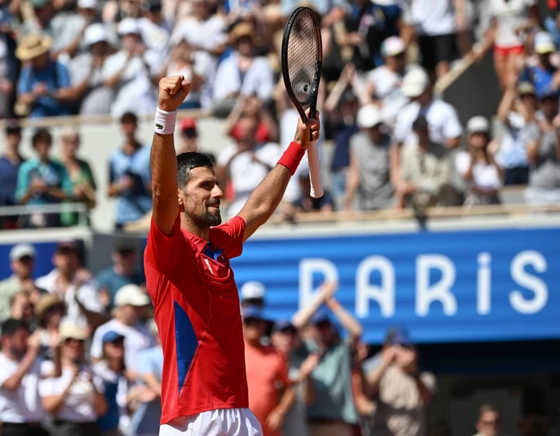 前球王塞爾維亞喬科維奇（Novak Djokovic）晉八強。摘自ITF推特