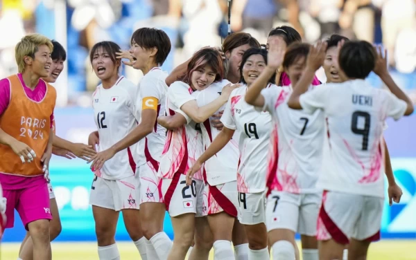 奧運日本女足。(圖：取自@ilbazardimari推特)