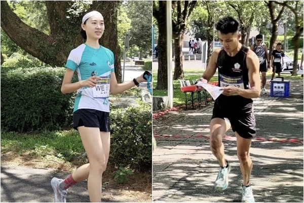 陳彥龍(右)與黃敏惠沒有懸念，分別奪得男女菁英組金牌。大會提供
