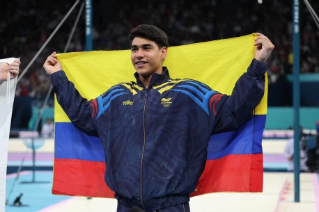 哥倫比亞17歲新星巴拉哈斯(Angel Barajas)。截自@OlimpicoCol X