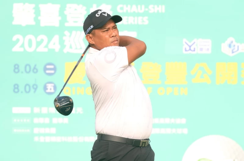 第一回合泰國查普柴.尼拉特67桿-5暫並列第4。鍾豐榮攝影