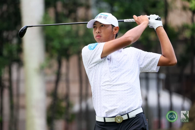 王偉軒以三回合總桿數200桿-16暫並列領先位置。Tpga／林聖凱攝影