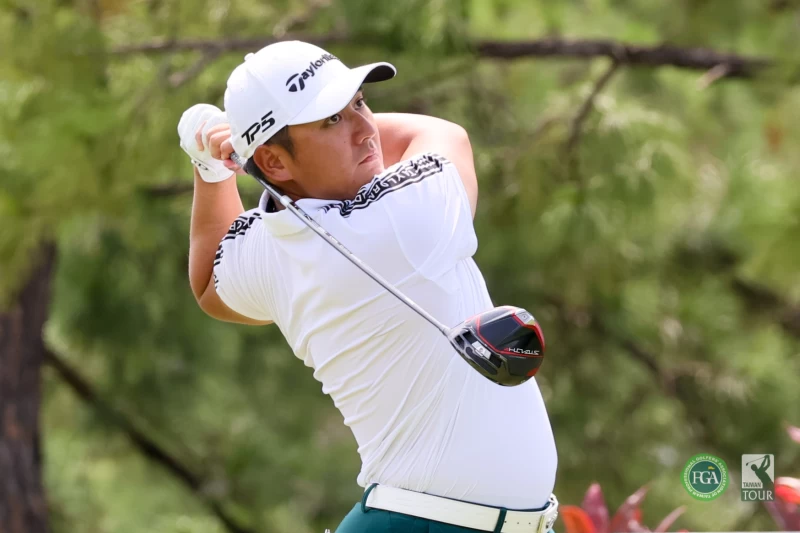 葉昱辰以三回合總桿數200桿-16暫並列領先位置。Tpga／林聖凱攝影