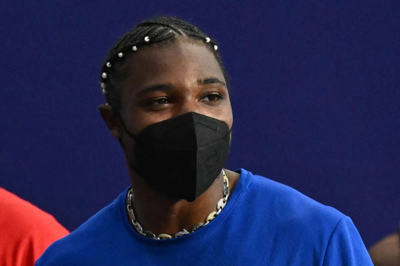 100 公尺金牌萊爾斯(Noah Lyles)在200公尺前確診。法新社