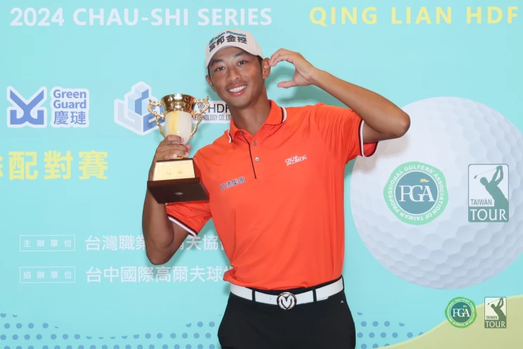 王偉軒順利拿下二連冠送給爸爸最棒的父親節禮物。Tpga／林聖凱攝影