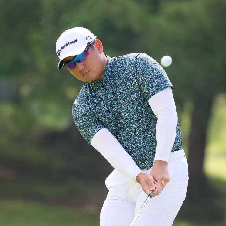 葉昱辰以四回合總桿270桿-18居次。Tpga／林聖凱攝影