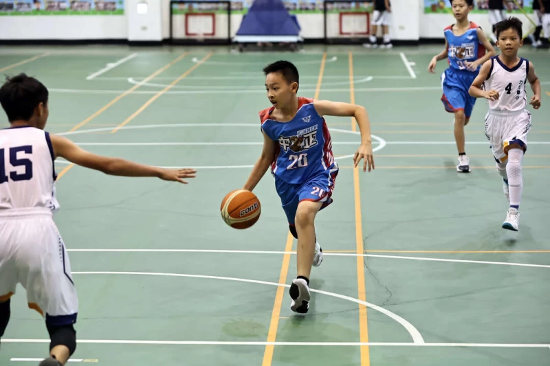 金門中正國小跨海來台參賽吸取經驗。（國小體總提供）
