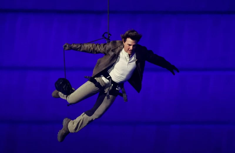 好萊塢藝人湯姆克魯斯(Tom Cruise)空降。法新社