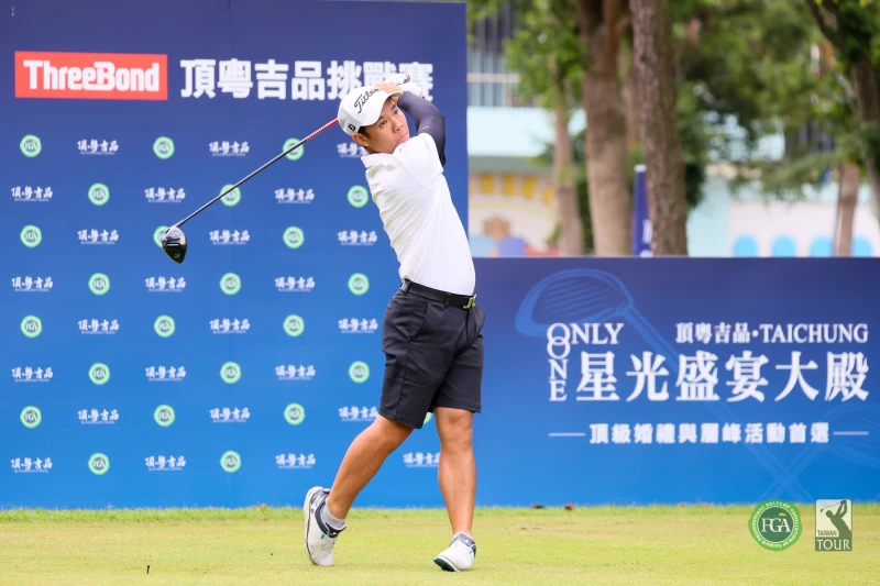 黃祥豪以67桿-5暫並列第二。Tpga／林聖凱攝