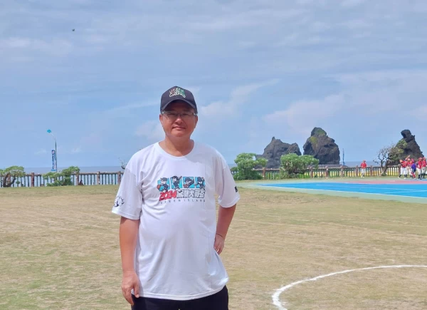 綠島黑潮大哥盃發起人陳盈明原本是台南人。 （圖：王覺一攝）