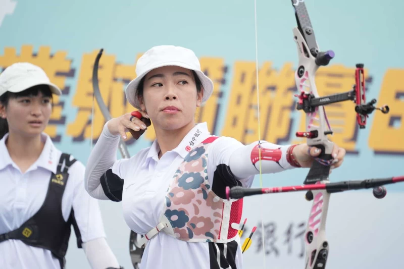 譚雅婷是新竹人不過目前在埔里高工任職。射箭協會提供