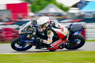 黃俊陽力抗日泰選手第二度拿下Bike A組冠軍。TSR提供