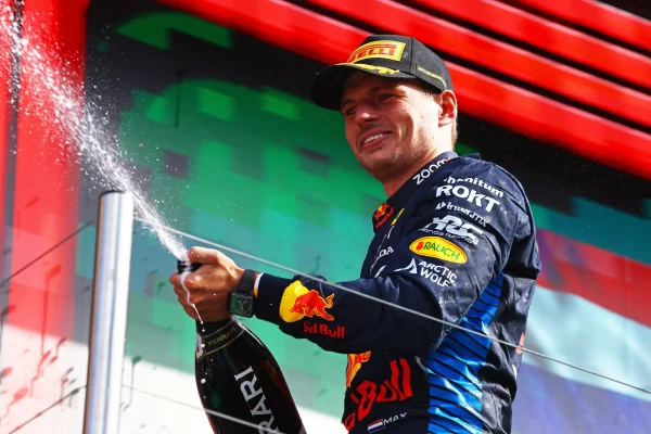 Oracle Red Bull Racing車隊Max Verstappen在荷蘭大獎賽重返頒獎台。Red Bull 提供