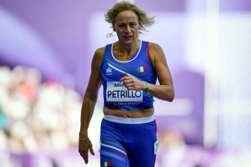 義大利短跑選手佩特里洛(Valentina Petrillo)是帕運史上首位跨性別選手。法新社