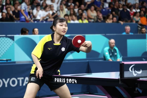 田曉雯可惜五局落敗再度屈居女單銅牌。體育署提供