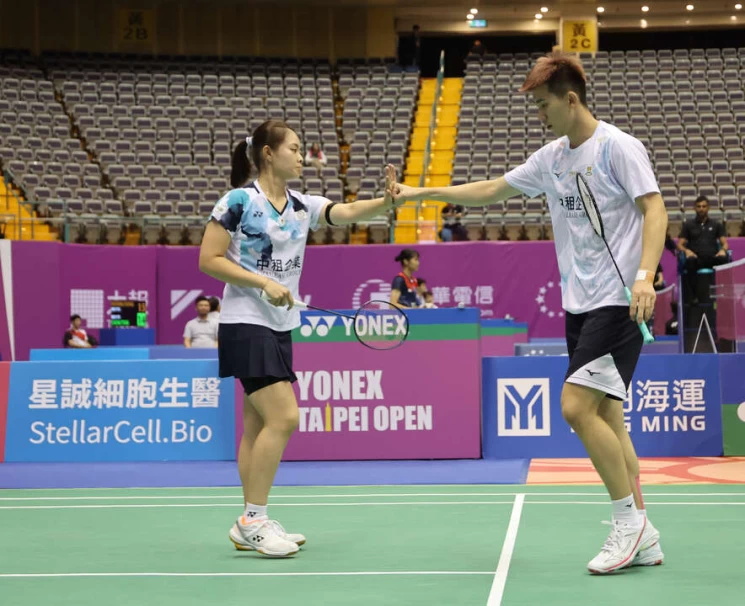 葉宏蔚／李佳馨是中租首支打進亞奧運的組合。李天助攝