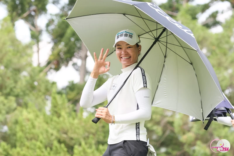 劉嬿第一回合打出69桿-3暫並列第三。Tlpga提供／葉勇宏攝