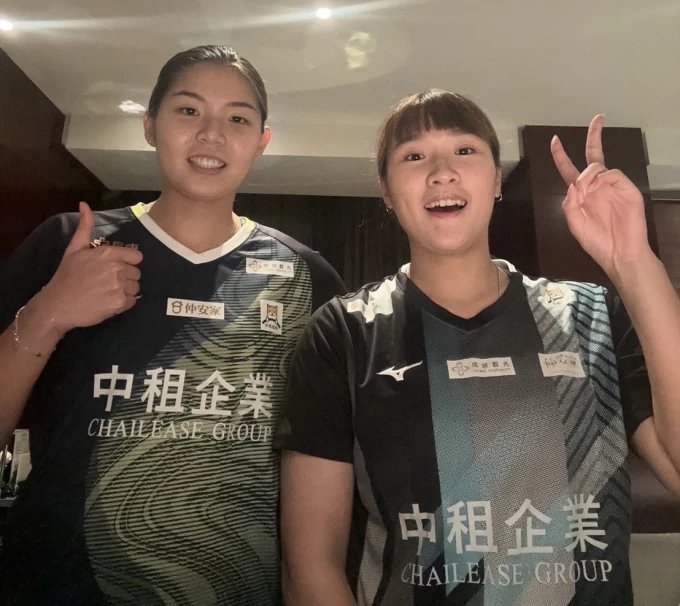 中租女雙新組合楊筑云(右)/鄧淳薫打下代表作。中租提供