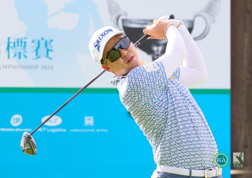 第一回合泰國選手Suteepat Prateeptienchai打出64桿-8成績單獨領先。Tpga／林聖凱攝影
