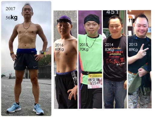 林文琳透過路跑與健康飲食來減重。圖片來源/林文琳
