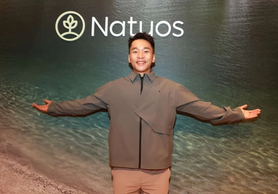 Natuos讓奧運金牌李洋成為質感型男。官方提供