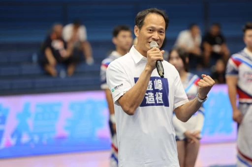 中華民國臺灣競技啦啦隊協會理事長張育銓。大會提供