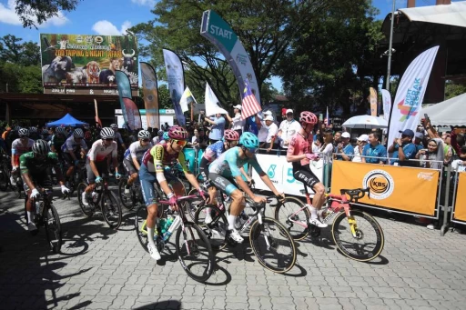 環蘭卡威第3站在綠意盎然的宜居城市太平發車。Le Tour de Langkawi提供