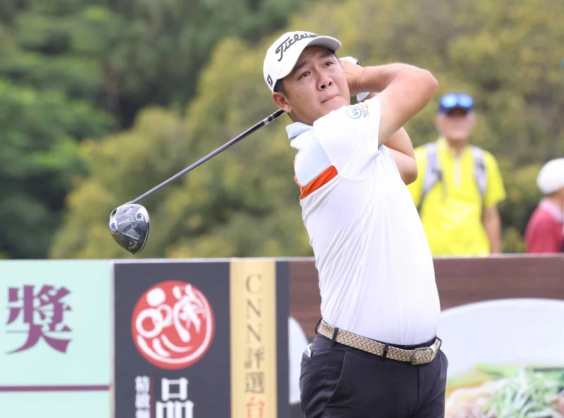 台灣選手何祐誠首回合打69桿暫並列第九。大會提供