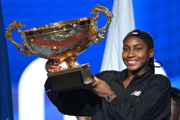 高芙奪下職業生涯第二座WTA1000賽事冠軍。法新社