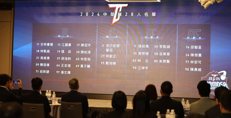 12強陣容。記者李天助攝