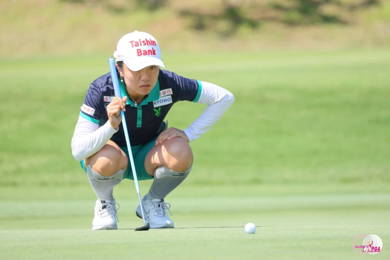 蔡佩穎以兩回合總桿142桿-2暫並列第八。Tlpga提供／葉勇宏攝