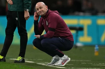 英格蘭代理總教練李卡斯利(Lee Carsley)的實驗受到重挫。法新社
