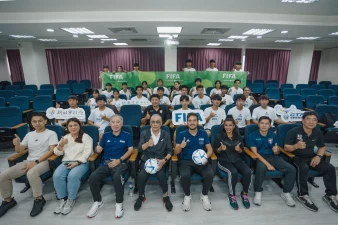 Football for Schools大合照。足協提供