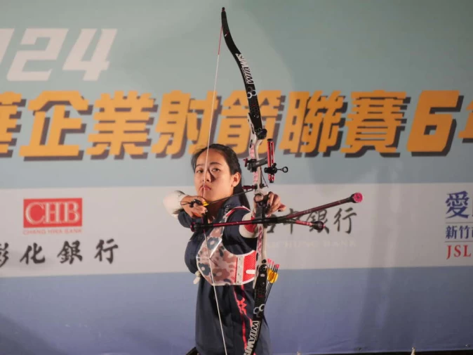 譚雅婷久違出征女單以6：4收勝。射箭協會提供