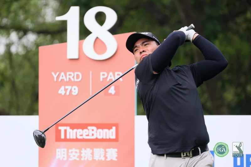 第一回合陳傑生以71桿-1暫並列第三。Tpga／林聖凱攝影