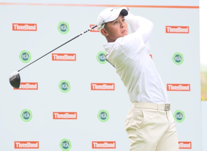 第一回合陳威勝以71桿-1暫並列第三。Tpga／林聖凱攝影