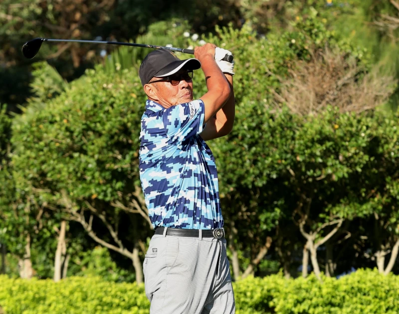 陳滄德首輪72桿領先超級長春組。官方提供