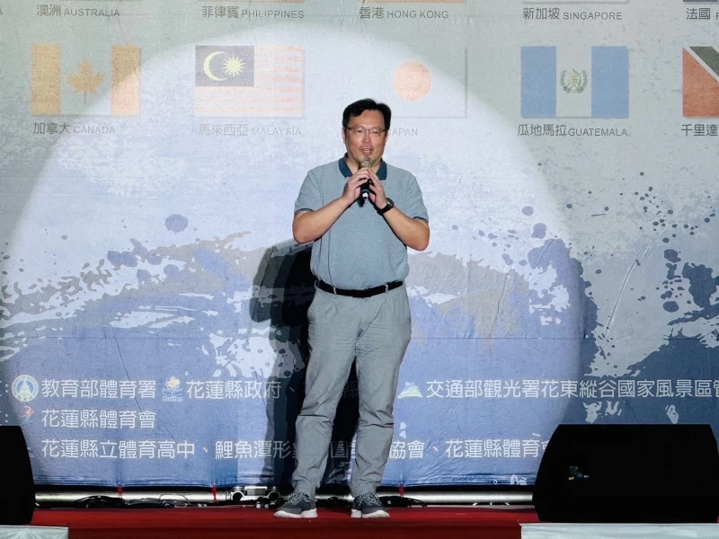 體育署長鄭世忠致場致詞大會提供