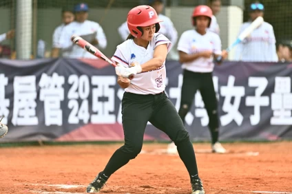 菲律賓游擊手Angelu Gabriel今年來台打企業女壘聯賽，效力福添福嘉南鷹。 （圖：中華壘協提供）