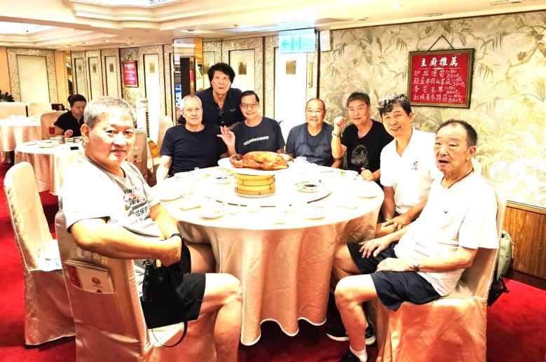 最後的聚會。籃球名人堂提供