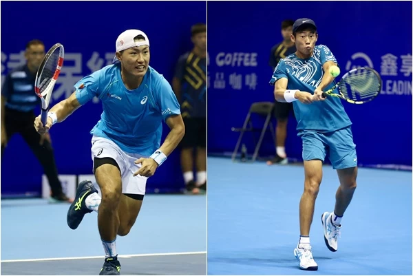 台灣雙雄曾俊欣（右）、許育修將在周五下午4點上演「台灣內戰」。合成照片