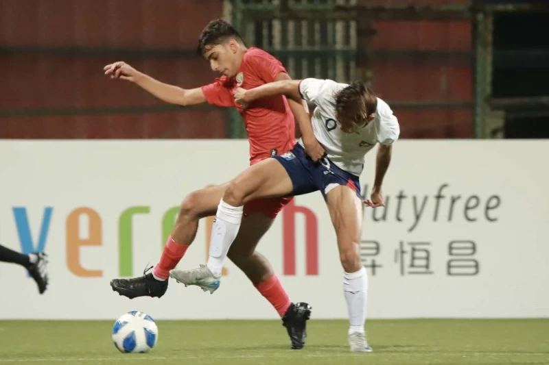 中華隊攻勢頻頻受阻。足協提供