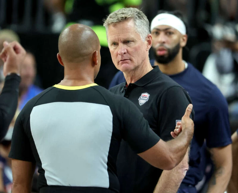 勇士主帥柯爾(Steve Kerr)。法新社