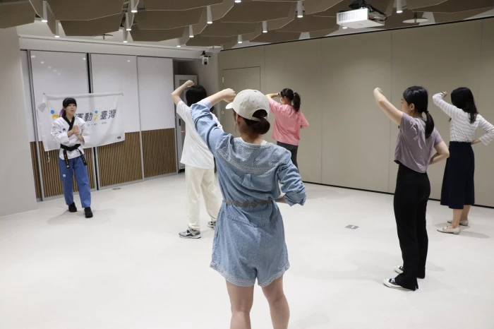 新北巡迴運動指導民眾專注學習。新北市體育局提供