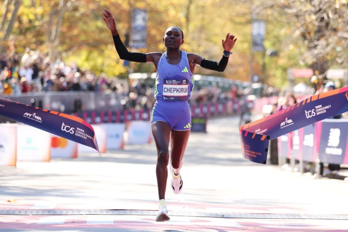 肯亞的切普基魯伊(Sheila Chepkirui)奪下女子組冠軍。法新社