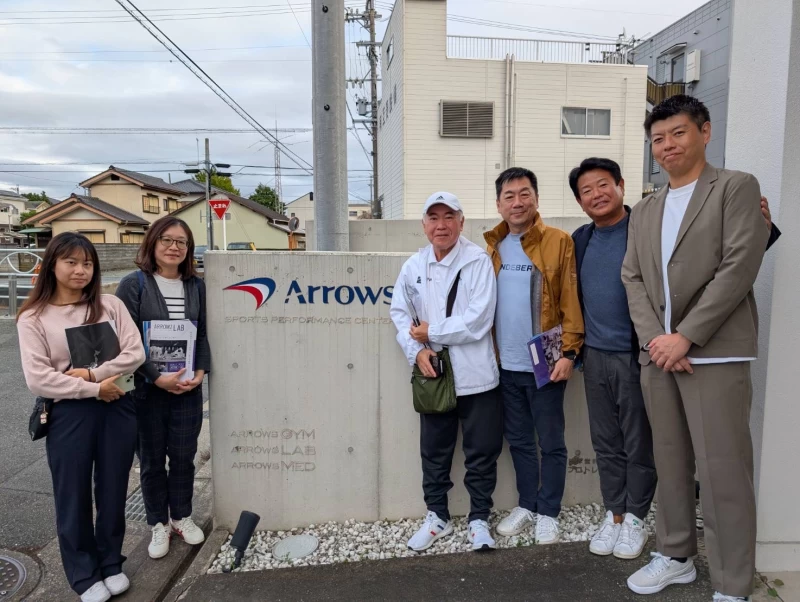 中華足協參訪團親訪日本磐田喜悅Júbilo Iwata足球俱樂部。中華足協提供