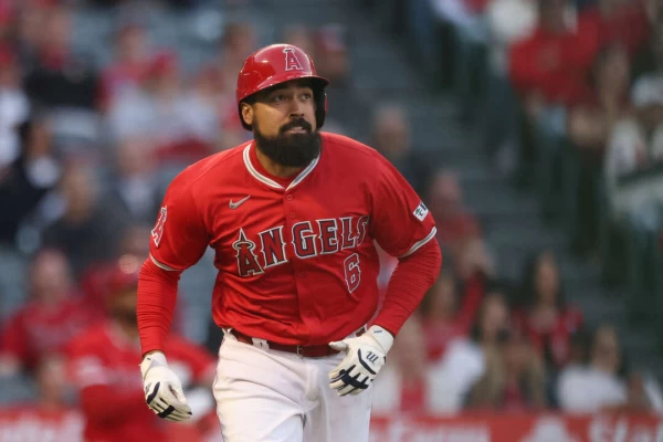 洛杉磯天使三壘手倫登(Anthony Rendon)受到傷勢影響,今年只打了57場比賽。法新社