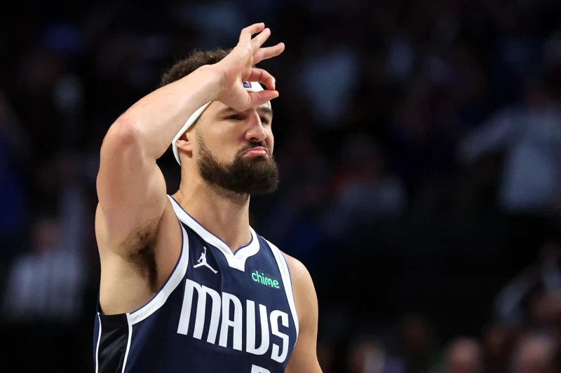 在勇士拿下4冠的湯普森(Klay Thompson)，明天將首度回到勇士主場。法新社
