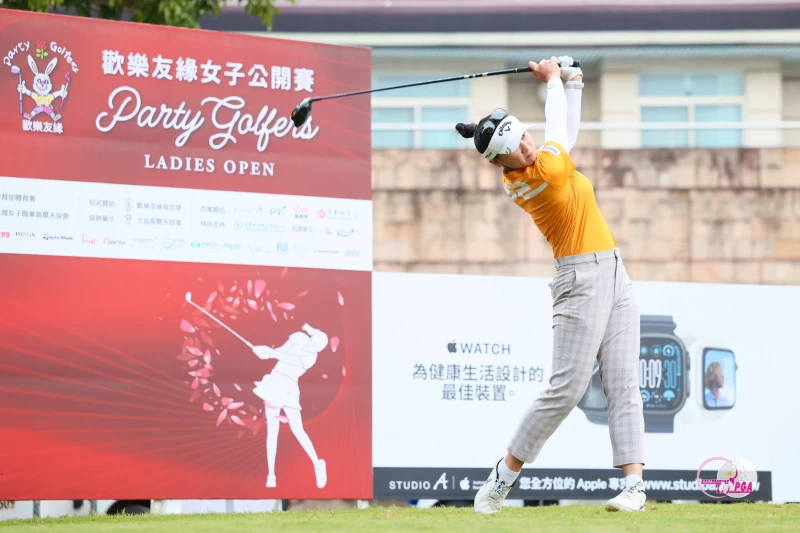 第一回合泰國選手布薩巴甘以67桿-5暫並列第二。Tlpga提供／林聖凱攝