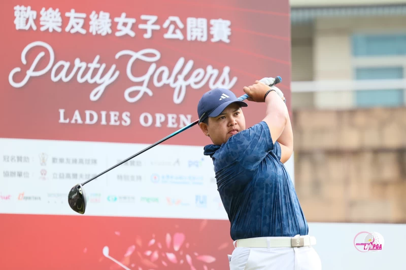 第一回合泰國選手帕查拉朱達以65桿-7暫居領先。Tlpga提供／林聖凱攝